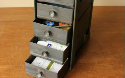Green Metal Cabinet