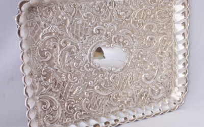 Silver Dressing Table Tray