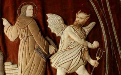 Heaven Hell Religious Banner