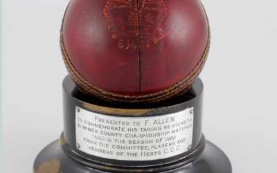 Herts CCC Cricket Ball Trophy