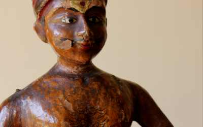 Indian Polychrome Figure