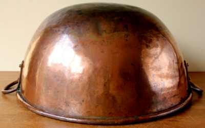 Large Copper Chocolate Pot