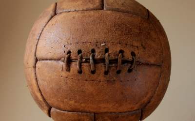 Leather Laced Football