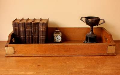 Oak Book Tray