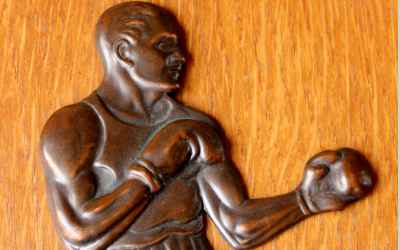 Oak Boxer Plaque