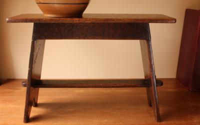Pegged Oak Stool