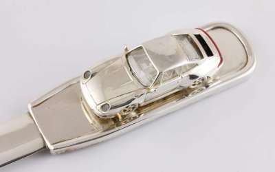 Porsche 911 Silver Letter Opener