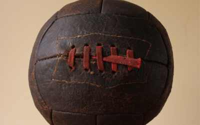 Red Lace Antique Football