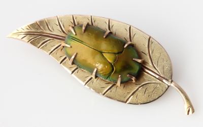 Scarab Beetle Brooch