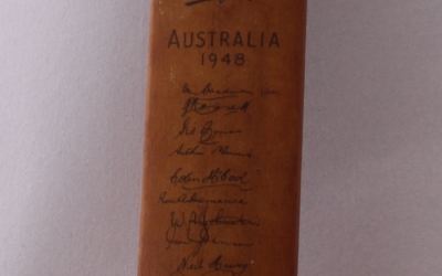 Signed Cricket Bat