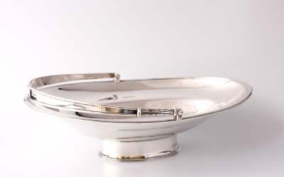 Silver Cake Basket