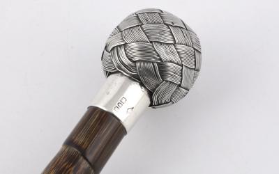Silver Knot Walking Cane
