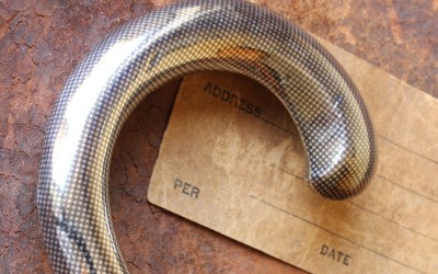 Silver Niello Walking Cane