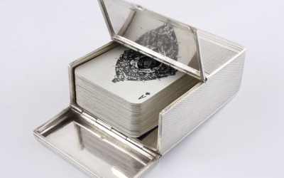 Silver Small Card Case