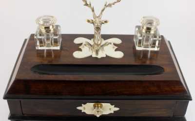 Stag Desk Writing Box