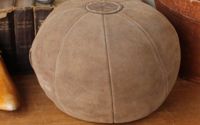 Suede Medicine Ball