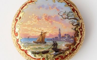 Swiss Enamel Watch