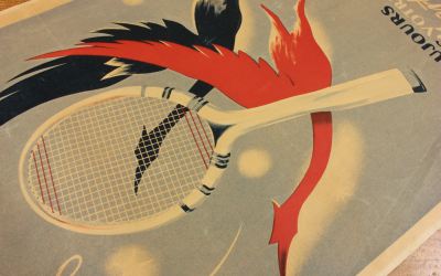 Thal Vintage Tennis Racket Poster