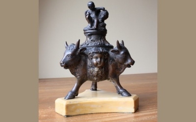Venetian Bronze Inkwell