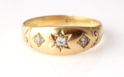 Victorian 18ct Gold Diamond Ring
