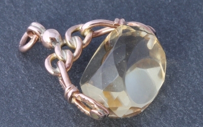 Citrine Watch Fob