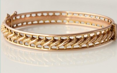 Victorian Hinged Bangle
