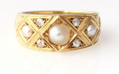 Victorian Pearl Ring