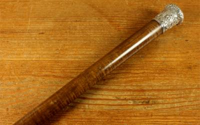 Victorian Tiger Maple Walking Stick