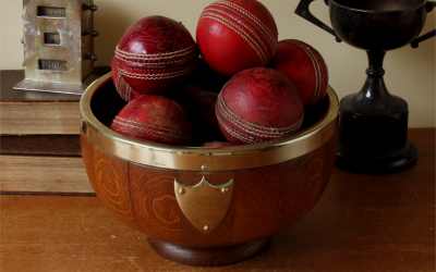Vintage Cricket Ball Bowl
