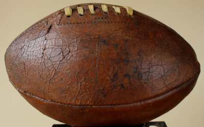 Vintage Dark Rugby Ball