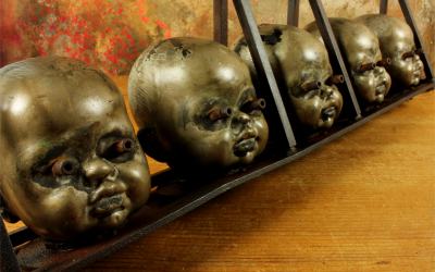 Vintage Doll Head Mould Set