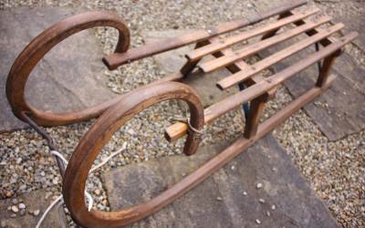 Vintage Wood Sledge
