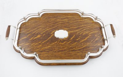 Walker Hall Oak Gallery Tray