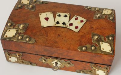 Walnut Card Box