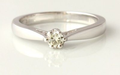 White Gold Engagement Ring