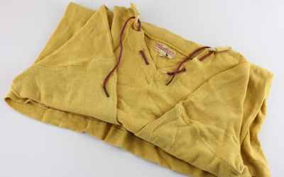 Yellow Decathlon Football Shirt