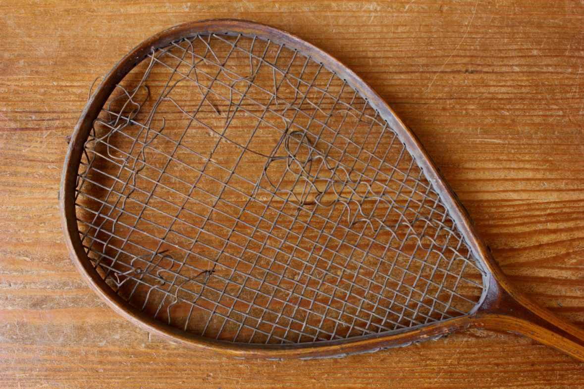 Association Badminton Racket. Rare Victorian Racquet. Battledore 1890s.