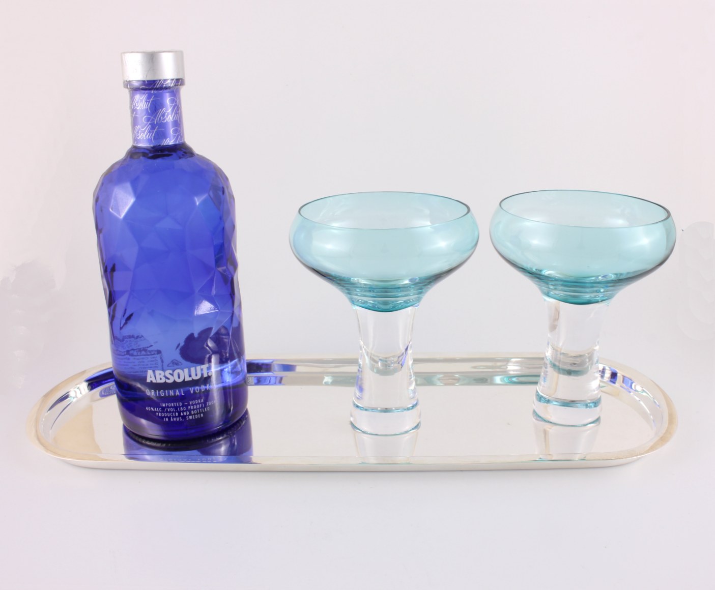 Asprey Silver Plate Oval Cocktail Drinks Serving Tray. c1891.