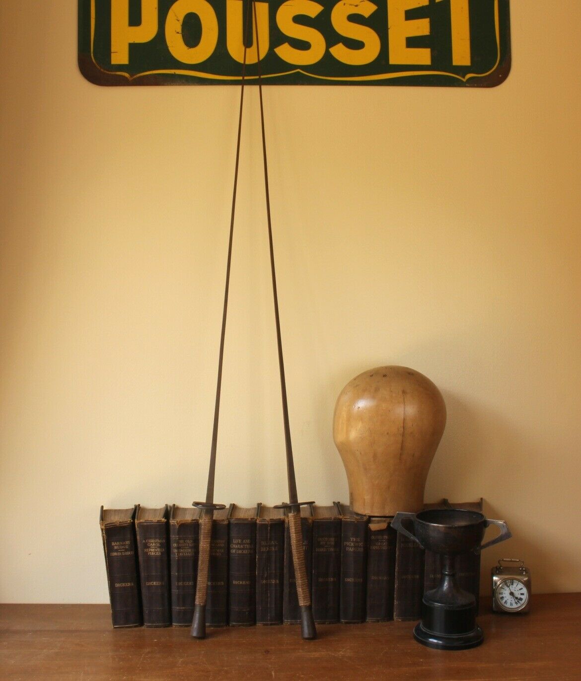 Pair French BPR France No5 Fencing Foils / Epees. 19th Century.