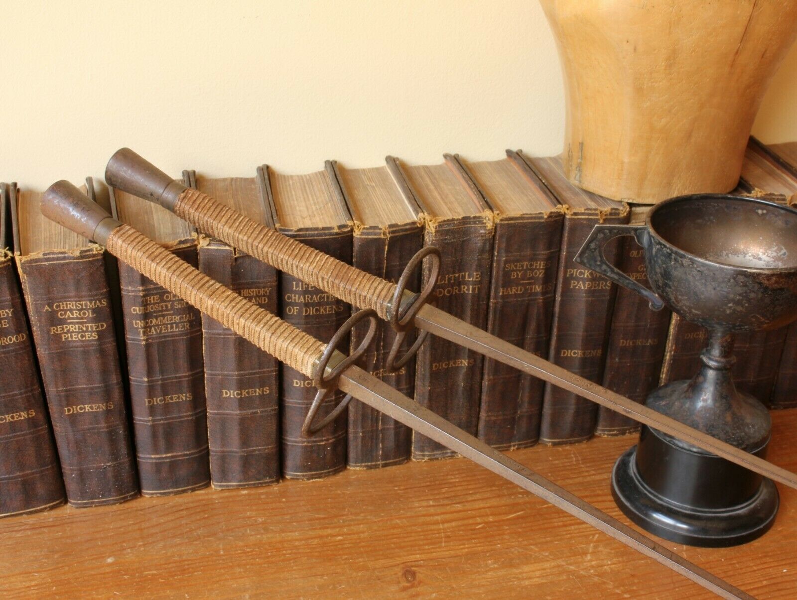 Pair French BPR France No5 Fencing Foils / Epees. 19th Century.