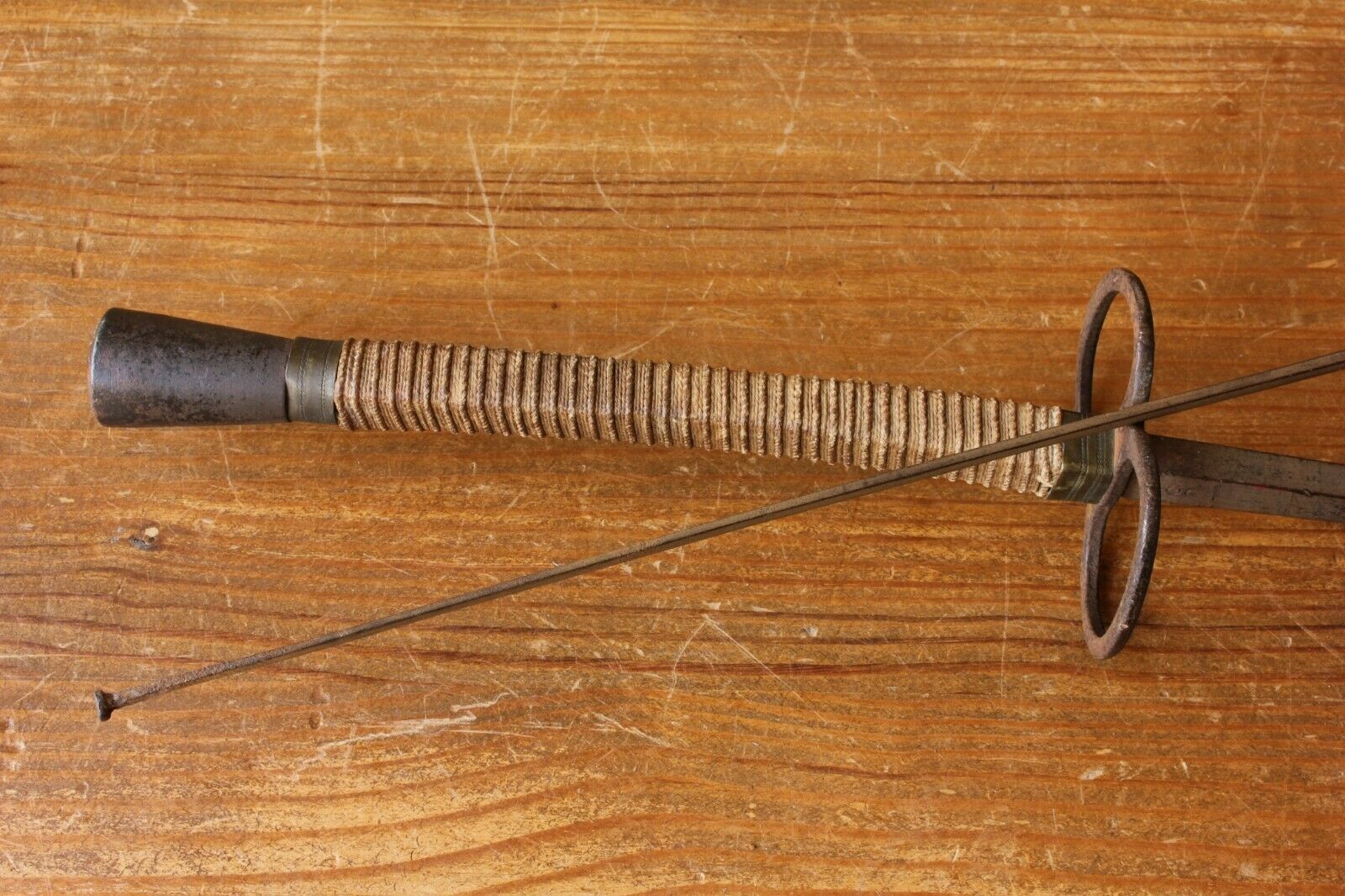 Pair French BPR France No5 Fencing Foils / Epees. 19th Century.