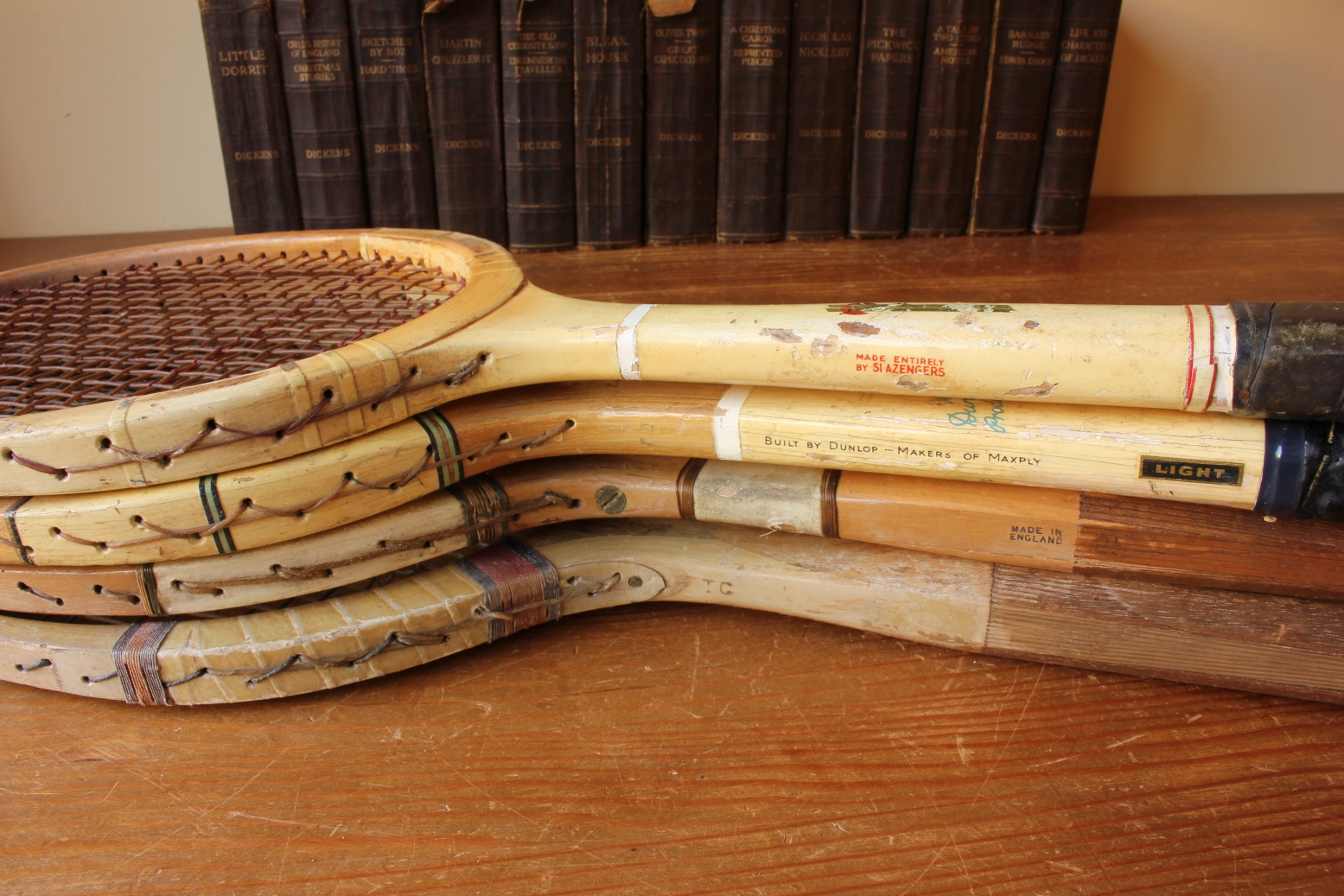 4 Tennis Rackets For Shop Display / Sports Bar/ Prop.