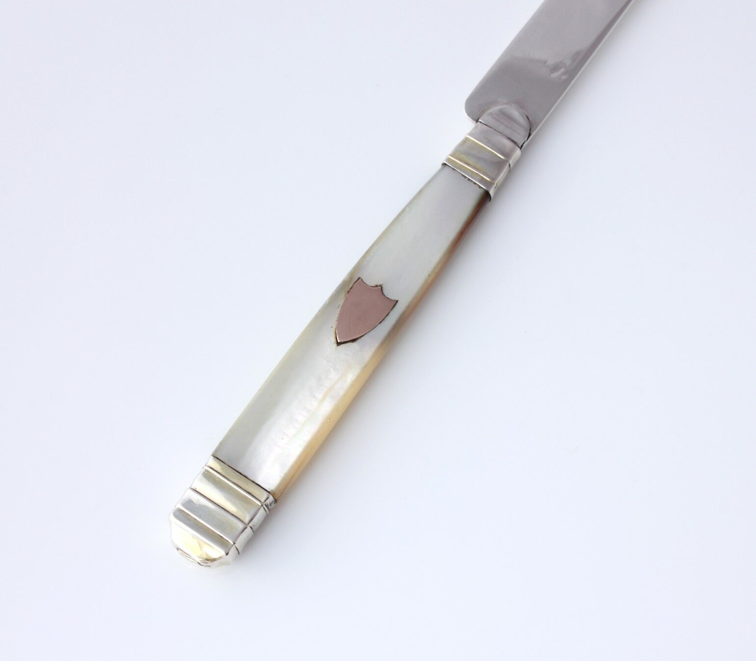 C1880 French Silver Mother Of Pearl Letter Opener Emile Puiforcat