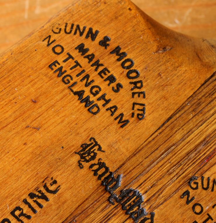 Vintage Gunn & Moore Autograph Made In England Willow Cricket Bat.