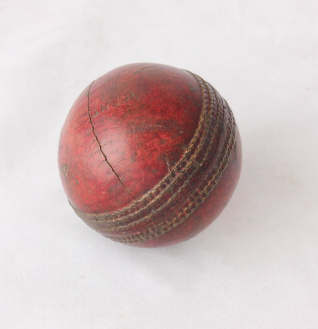 Silver Mounted Trophy Ball. Linden Park v Gravesend Cricket Club Hat