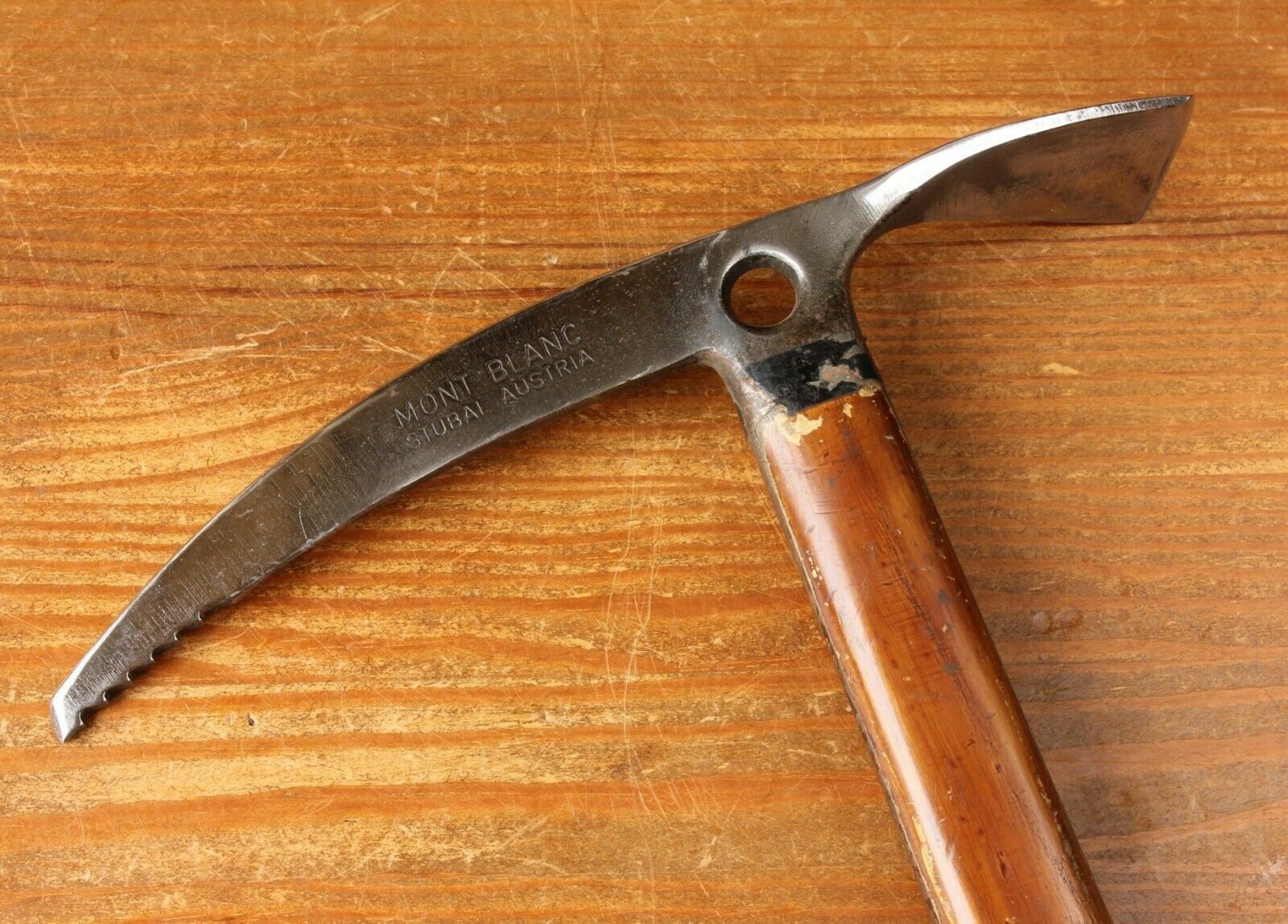 Mont Blanc Stubai Austria Mountaineers Climbing Ice Axe. Ski Lodge, Bar.