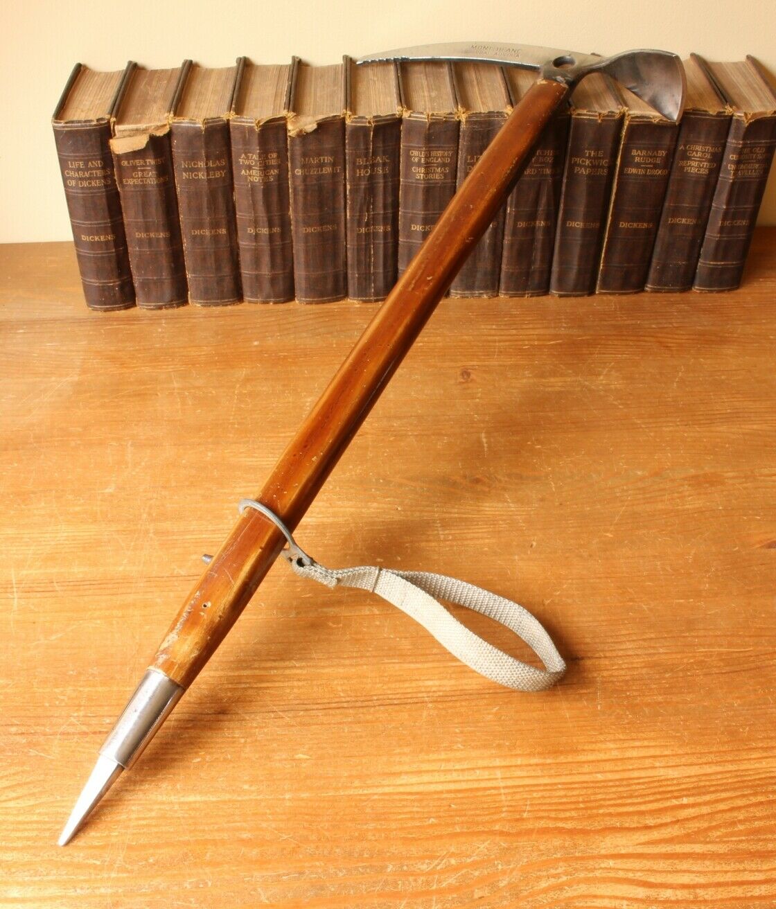 Mont Blanc Stubai Austria Mountaineers Climbing Ice Axe. Ski Lodge, Bar.