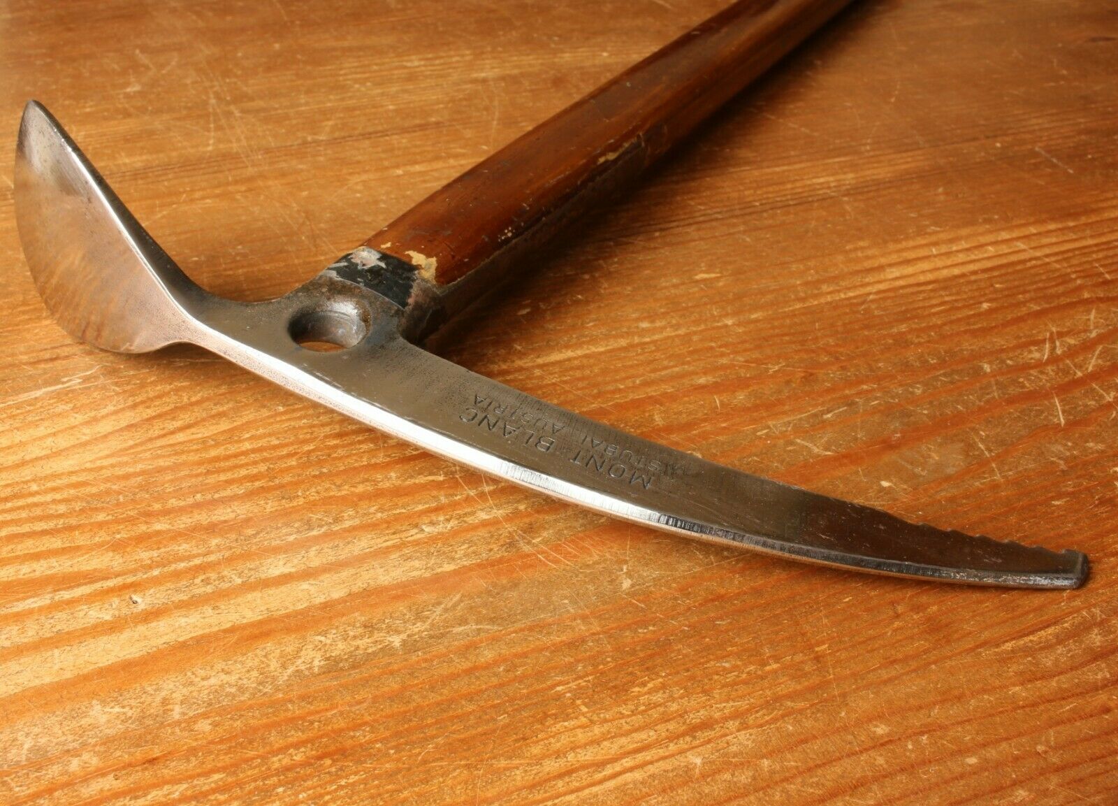 Mont Blanc Stubai Austria Mountaineers Climbing Ice Axe. Ski Lodge, Bar.