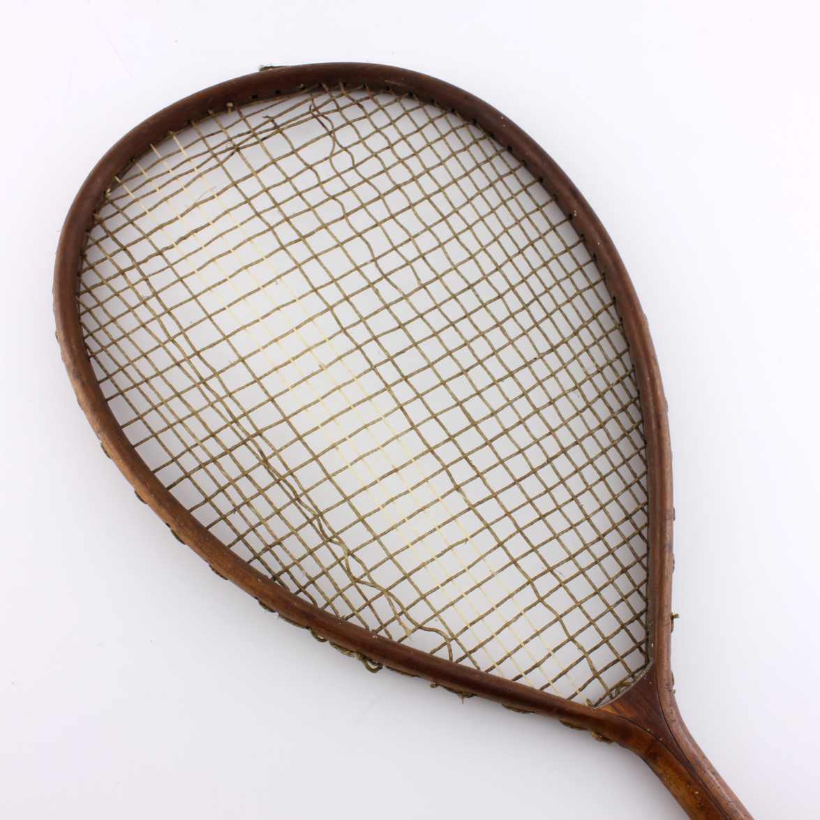 Badminton Racket. Jamsetjees Sons Sialkot India. Racquet c1880.