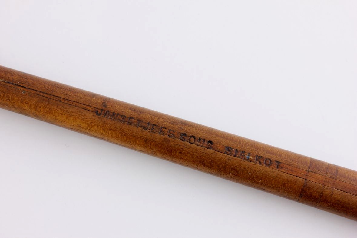 Badminton Racket. Jamsetjees Sons Sialkot India. Racquet c1880.